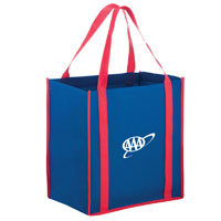 TWO-TONE SHOPPING TOTE