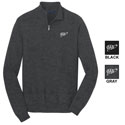 MENS 1/2 ZIP SWEATER